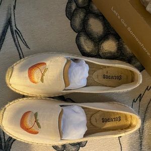 Soludos Smoking Slipper-Peach Bum Size 8.5 Slip On Shoes/Flatts